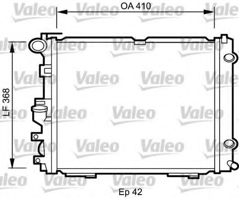 Imagine Radiator, racire motor VALEO 732094