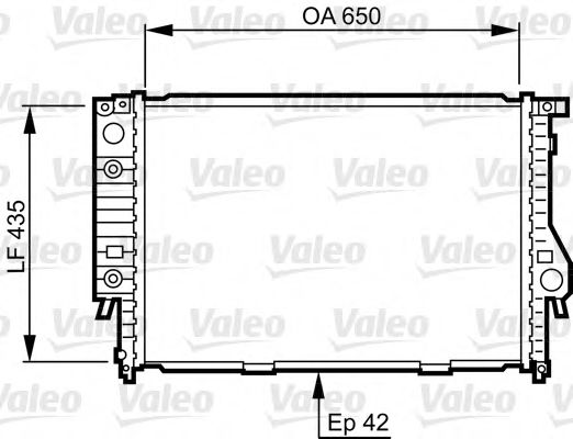 Imagine Radiator, racire motor VALEO 732099