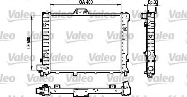 Imagine Radiator, racire motor VALEO 732108