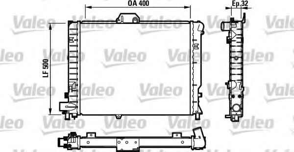 Imagine Radiator, racire motor VALEO 732110