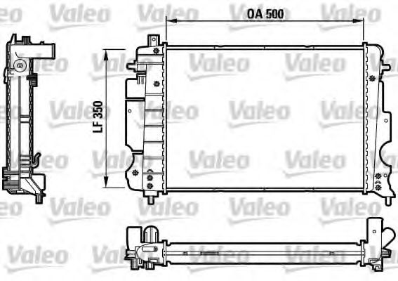 Imagine Radiator, racire motor VALEO 732121