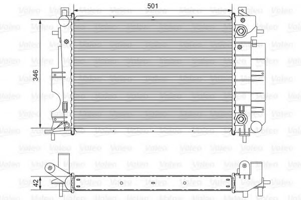 Imagine Radiator, racire motor VALEO 732123