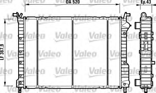 Imagine Radiator, racire motor VALEO 732147