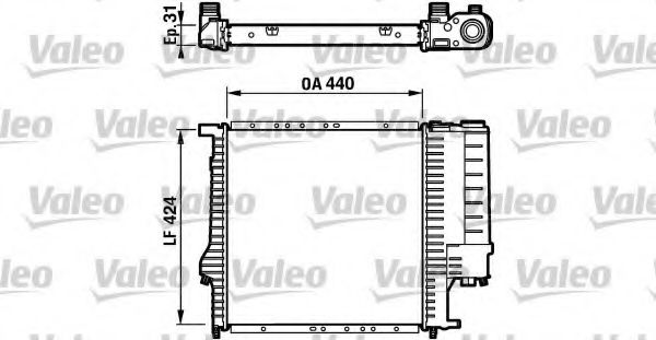 Imagine Radiator, racire motor VALEO 732198