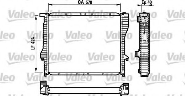 Imagine Radiator, racire motor VALEO 732199