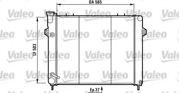 Imagine Radiator, racire motor VALEO 732250