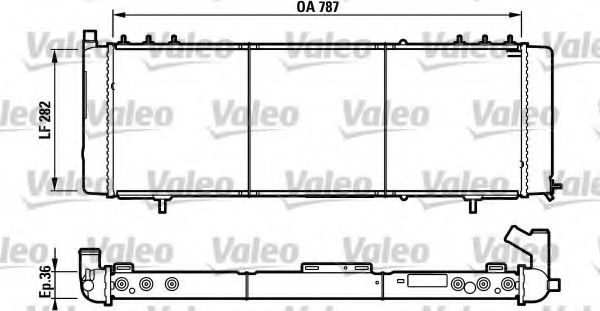 Imagine Radiator, racire motor VALEO 732312