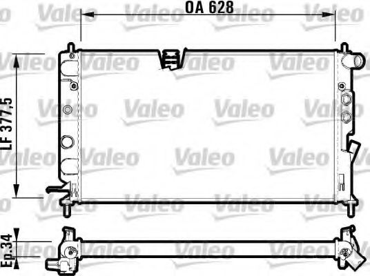 Imagine Radiator, racire motor VALEO 732348