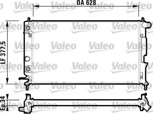 Imagine Radiator, racire motor VALEO 732360