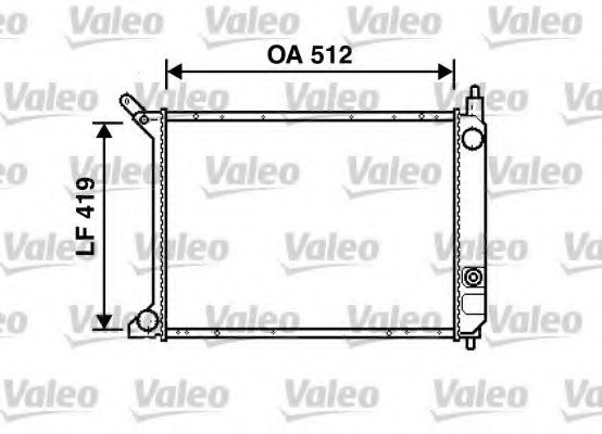 Imagine Radiator, racire motor VALEO 732364