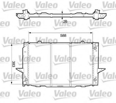 Imagine Radiator, racire motor VALEO 732365