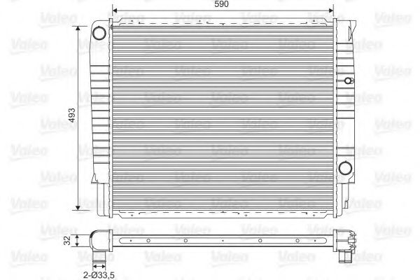 Imagine Radiator, racire motor VALEO 732368