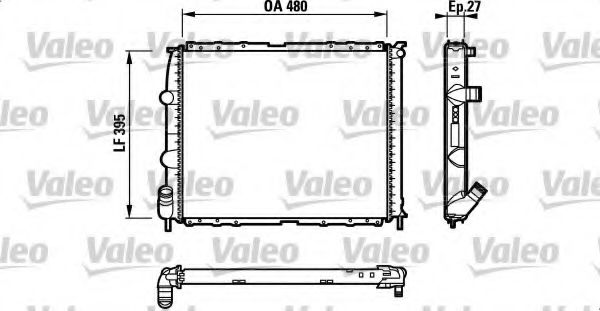 Imagine Radiator, racire motor VALEO 732387