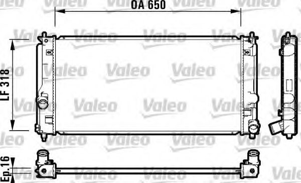 Imagine Radiator, racire motor VALEO 732413