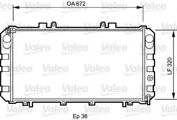 Imagine Radiator, racire motor VALEO 732416