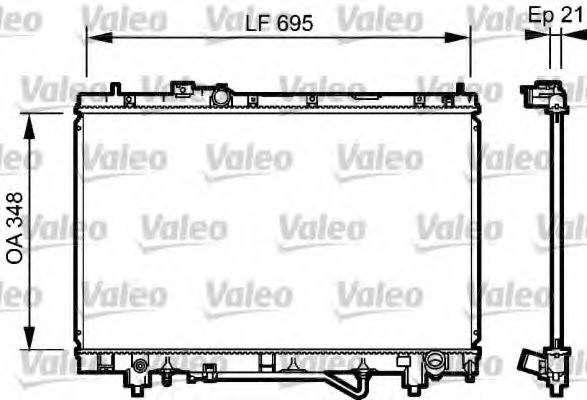 Imagine Radiator, racire motor VALEO 732420