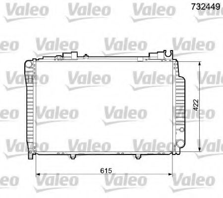 Imagine Radiator, racire motor VALEO 732449