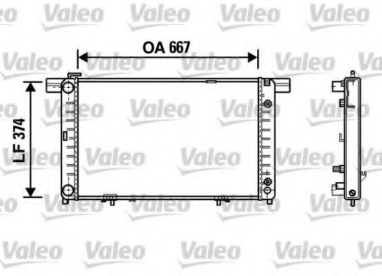 Imagine Radiator, racire motor VALEO 732454