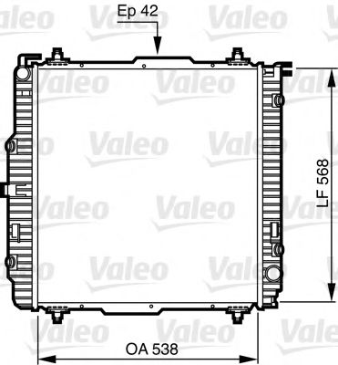 Imagine Radiator, racire motor VALEO 732459