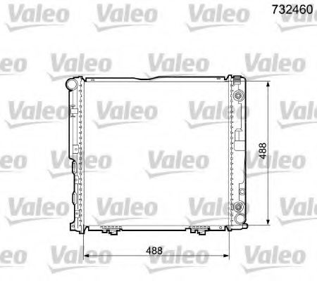 Imagine Radiator, racire motor VALEO 732460