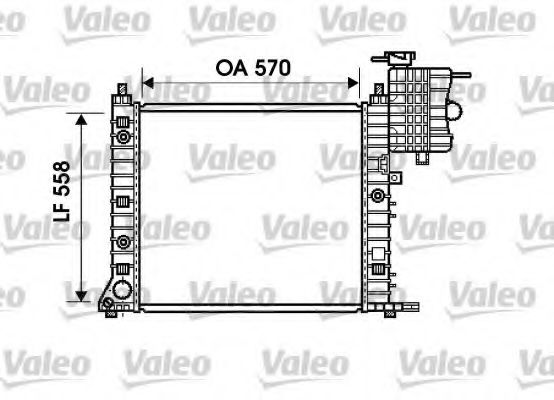 Imagine Radiator, racire motor VALEO 732471