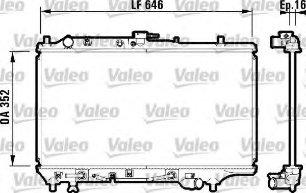 Imagine Radiator, racire motor VALEO 732475