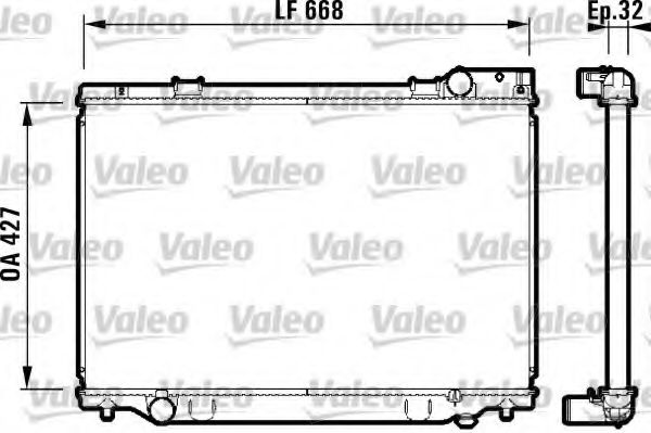 Imagine Radiator, racire motor VALEO 732476