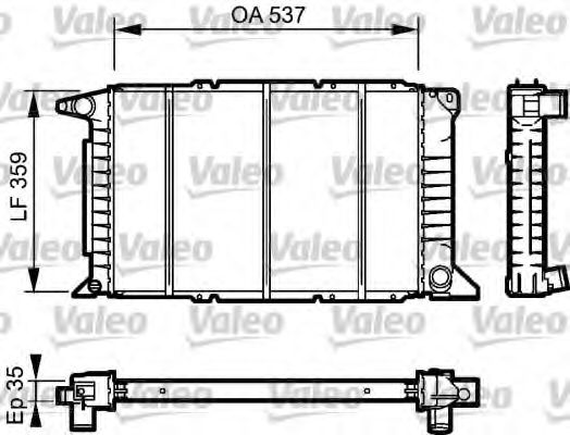 Imagine Radiator, racire motor VALEO 732497