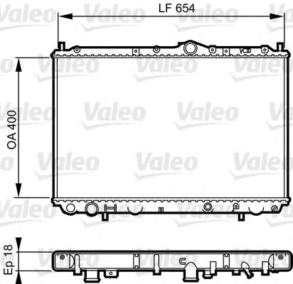 Imagine Radiator, racire motor VALEO 732524