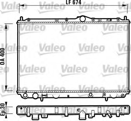 Imagine Radiator, racire motor VALEO 732525