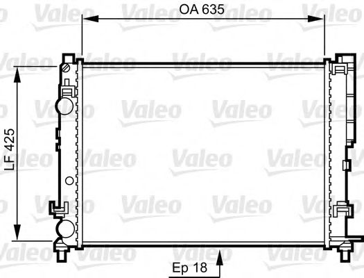 Imagine Radiator, racire motor VALEO 732544