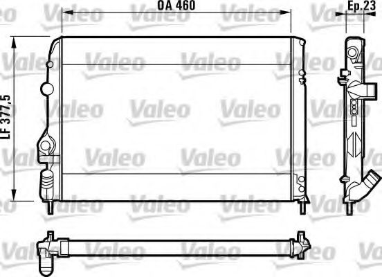 Imagine Radiator, racire motor VALEO 732559