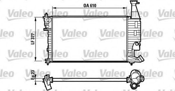 Imagine Radiator, racire motor VALEO 732563