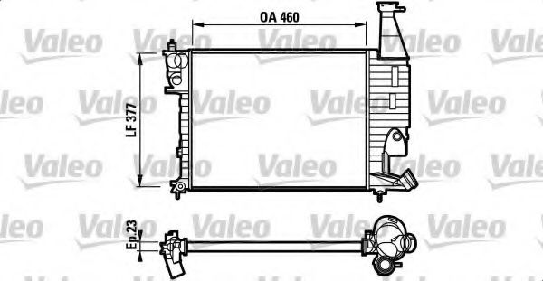 Imagine Radiator, racire motor VALEO 732564