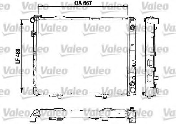 Imagine Radiator, racire motor VALEO 732605