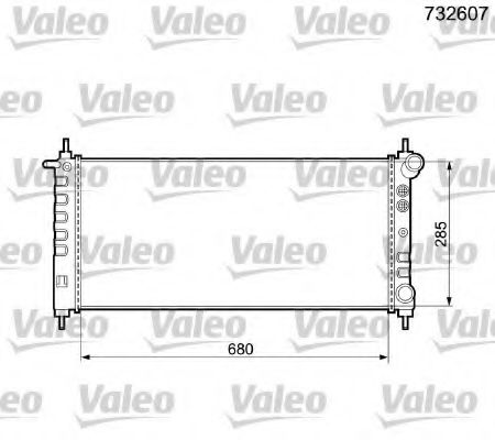 Imagine Radiator, racire motor VALEO 732607