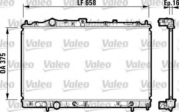 Imagine Radiator, racire motor VALEO 732613