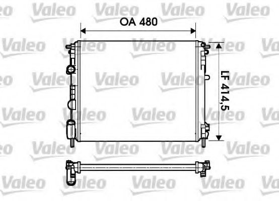 Imagine Radiator, racire motor VALEO 732621