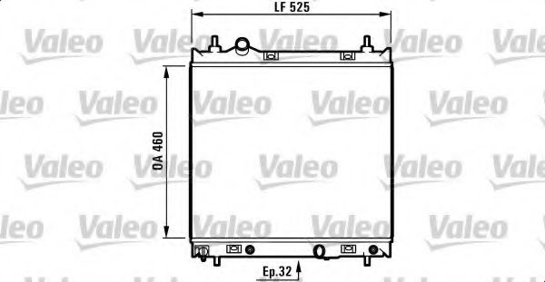 Imagine Radiator, racire motor VALEO 732704