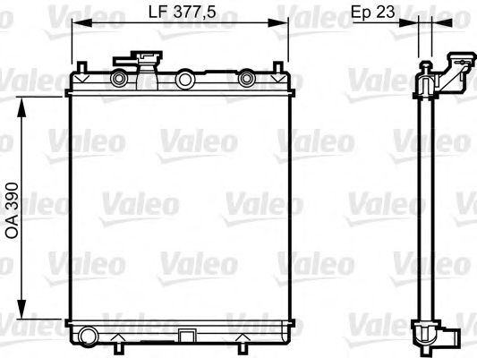 Imagine Radiator, racire motor VALEO 732718