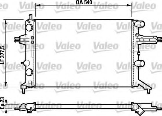 Imagine Radiator, racire motor VALEO 732723