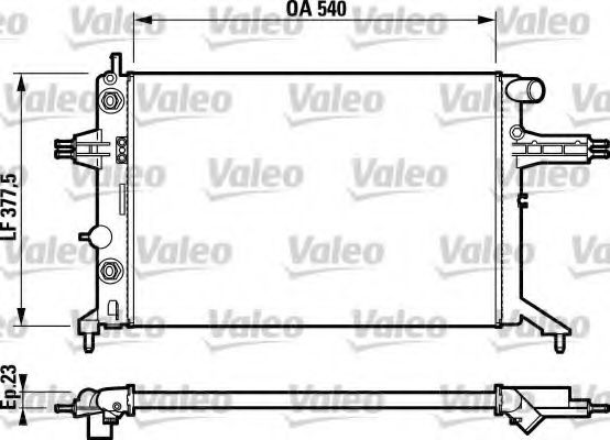 Imagine Radiator, racire motor VALEO 732724