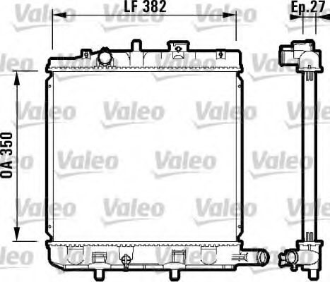 Imagine Radiator, racire motor VALEO 732726