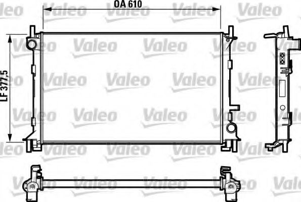 Imagine Radiator, racire motor VALEO 732732