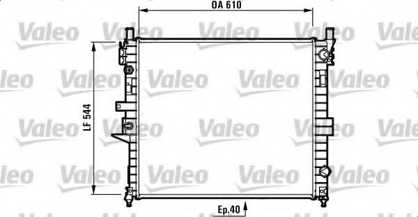 Imagine Radiator, racire motor VALEO 732736