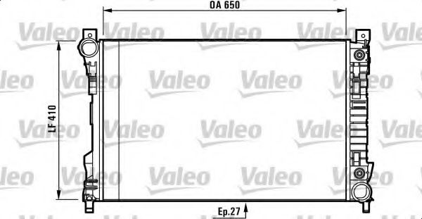 Imagine Radiator, racire motor VALEO 732741