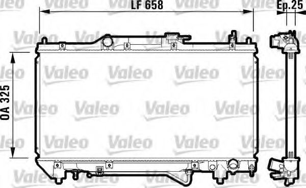 Imagine Radiator, racire motor VALEO 732754