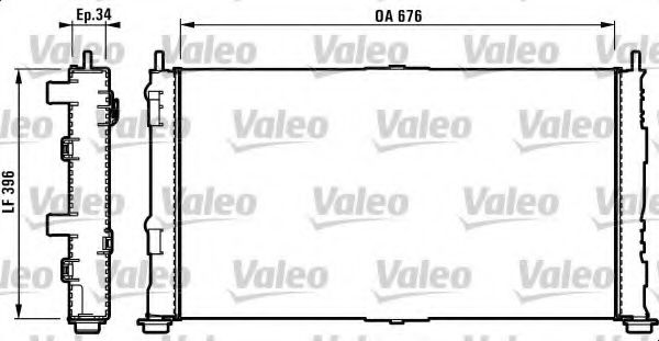 Imagine Radiator, racire motor VALEO 732755