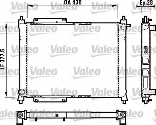 Imagine Radiator, racire motor VALEO 732758