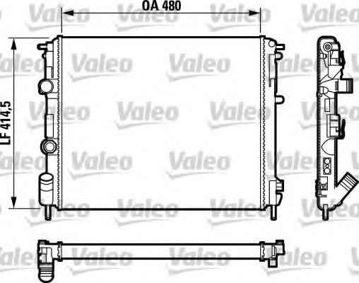 Imagine Radiator, racire motor VALEO 732761